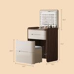 Load image into Gallery viewer, Functional Makeup Vanity Built-in Mirror Ample Storage Space-Saving Design
