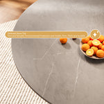 Load image into Gallery viewer, Modern Round Dining Table Scratch-Resistant Surface and Wooden Creative Base Perfect for 4-6 People
