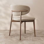 Load image into Gallery viewer, 2PCS Dining Chair Modern Ash Wood Frame Curved Backrest
