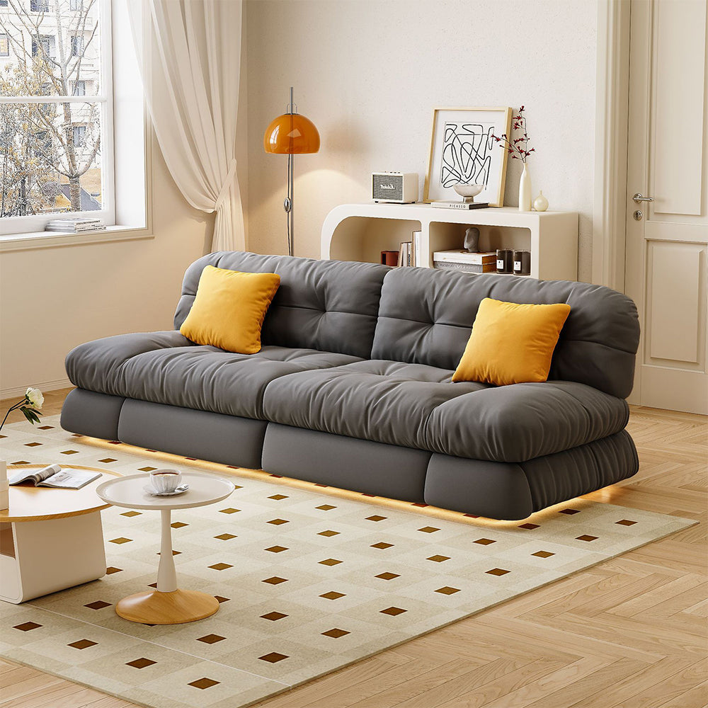 Modern Convertible Sofa Bed with Storage Drawers