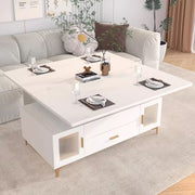 47.2'' Modern Multifunctional Lift-Top Coffee Table with Storage Dual-Use Coffee & Dining Table