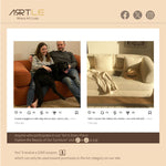 Load image into Gallery viewer, Compressed Sofa Bed Space-Saving Metal Frame Design Stylish
