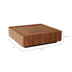 Load image into Gallery viewer, 35.1″ Coffee Table Solid Wood Minimalist Design with Hidden Storage
