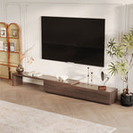 Load image into Gallery viewer, Extendable TV Stand with Storage Drawers Modern TV Console
