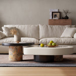 Load image into Gallery viewer, Modern Irregular Nesting Coffee Table Set Minimalist Lacquer Finish Living Room Tea Table
