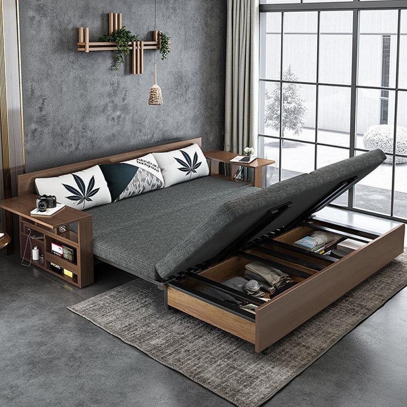 Modern Storage Sofa Bed with Lift-up Function Space-saving Design Elegant and Practical
