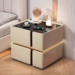 Load image into Gallery viewer, Smart Nightstand with Wireless Charging USB Ports &amp; Motion Sensor Light
