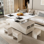 Load image into Gallery viewer, 47.4&quot; Coffee Table Lift Top Hidden Storage Modern Minimalist Design
