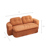 Load image into Gallery viewer, 78.7&quot; Compressed Loveseat Sofa Wrinkle-resistant Corduroy Lightweight Double Seat for Multi-scene Use
