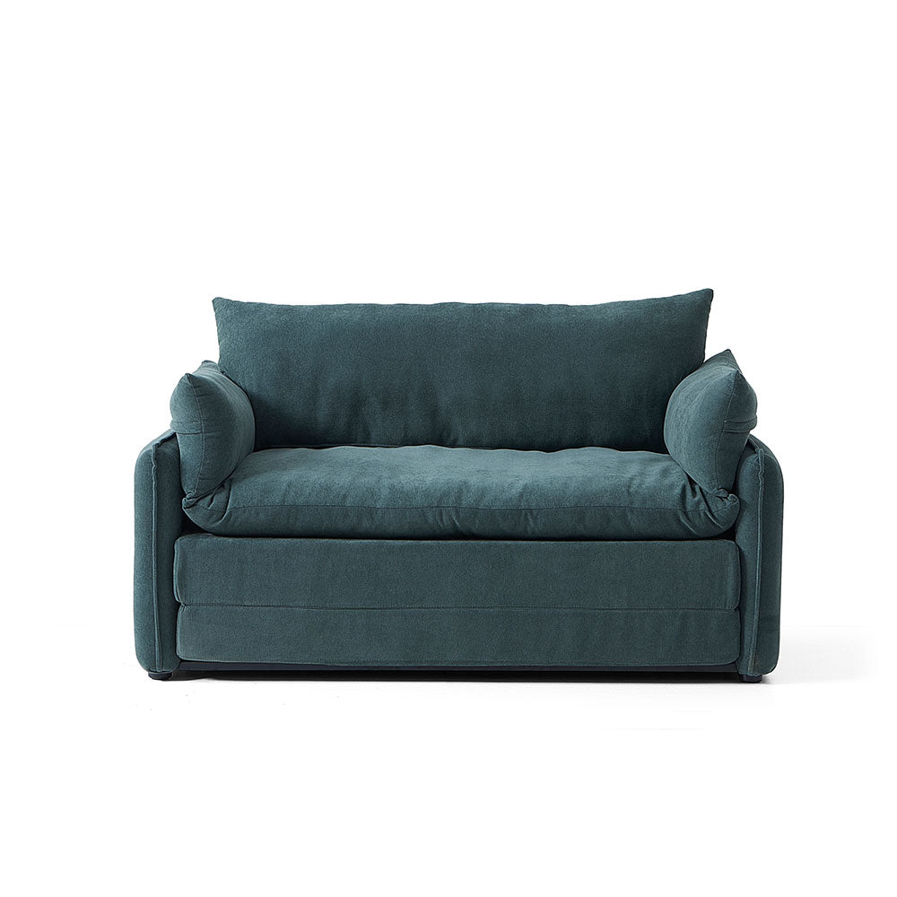 66'' Convertible Folding Sofa Chair One-Click Bed Soft Sponge Padding Modern Minimalist Style
