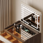 Load image into Gallery viewer, Functional Makeup Vanity Built-in Mirror Ample Storage Space-Saving Design
