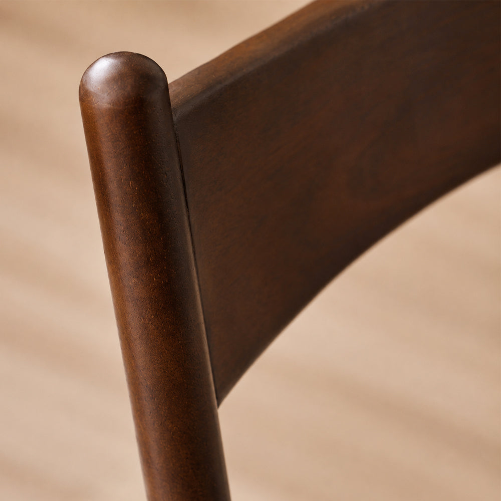 Artistic Curved Leg Solid Hardwood Dining Chair 1 Piece