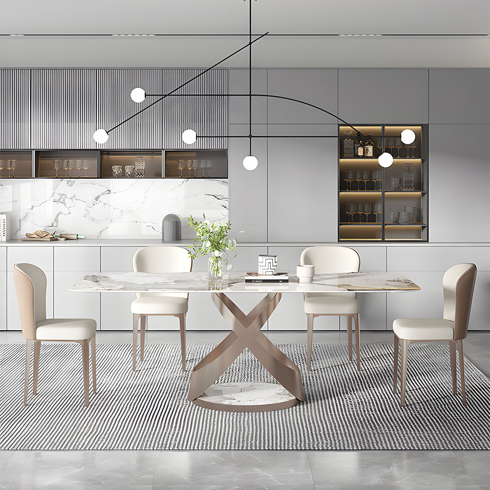 Set of 2 Elegant Minimalist Dining Chairs Modern Design with Premium Comfort for Contemporary Spaces