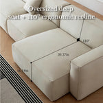Load image into Gallery viewer, Modern Modular Washable Fabric Sectional Sofa
