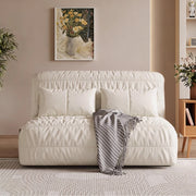 62.99'' Modern Electric Sofa Bed with Remote Control Cat Scratch Resistant Fabric Convertible Sleeper Couch Loveseat