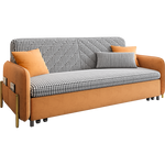Load image into Gallery viewer, Sofa Bed Solid Wood Metal Frame Velvet Fabric Modern Convertible
