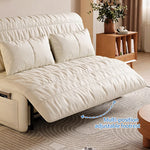 Load image into Gallery viewer, 62.99'' Modern Electric Sofa Bed with Remote Control Cat Scratch Resistant Fabric Convertible Sleeper Couch Loveseat
