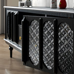 Load image into Gallery viewer, TV Stand Elegant Floral Design Classic Style with Ample Storage Space
