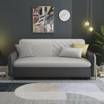 Load and play video in Gallery viewer, 66.9&quot;Convertible Sofa Bed Modern Minimalist Style with Side Pockets
